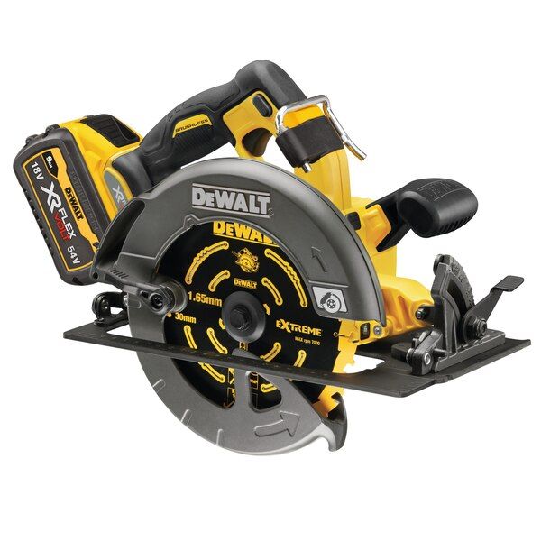 Dcs578x2-qw - Scie circulaire Dewalt XR Flexvolt 54V 190mm - Inclinaison de la lame 57° - 2 batteries 9Ah_0