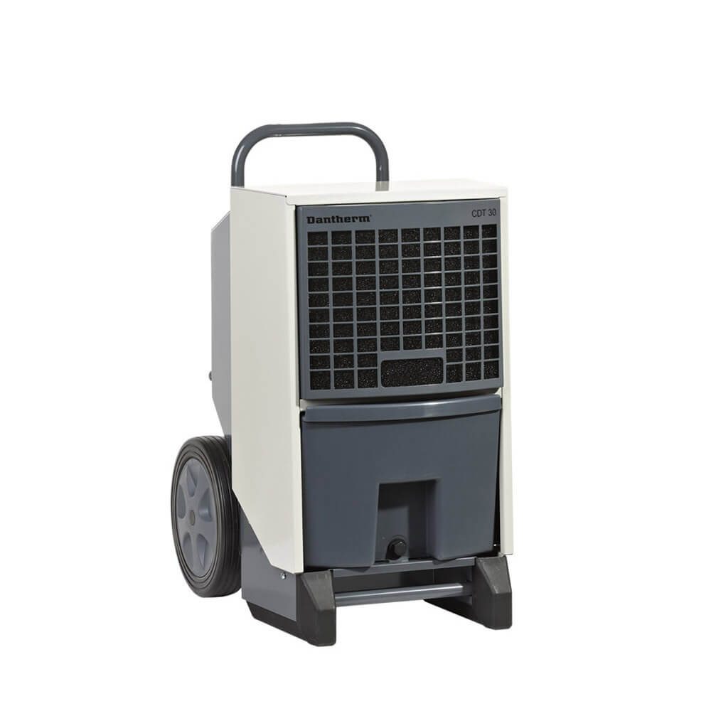 Déshumidificateur mobile de chantier à condensation - Dantherm CDT 30-30S avec commande électronique et réservoir intégré_0