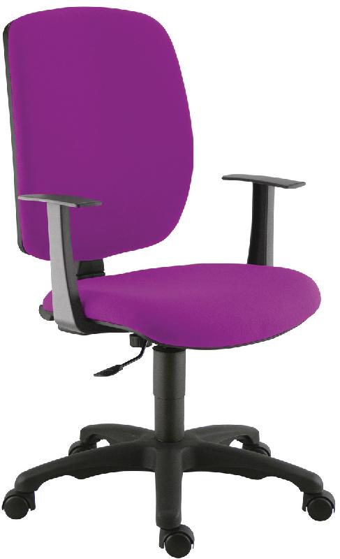 FAUTEUIL DE BUREAU KAOLA DOSSIER HAUT COLORIS MAGENTA - MANUTAN COLLECTIVITÉS