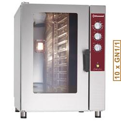 Four électrique vapeur/convection - 10 niveaux GN 1/1 - DFV-1011/P - Chargement platines GN 1/3, 1/2, 2/3 et 1/1_0