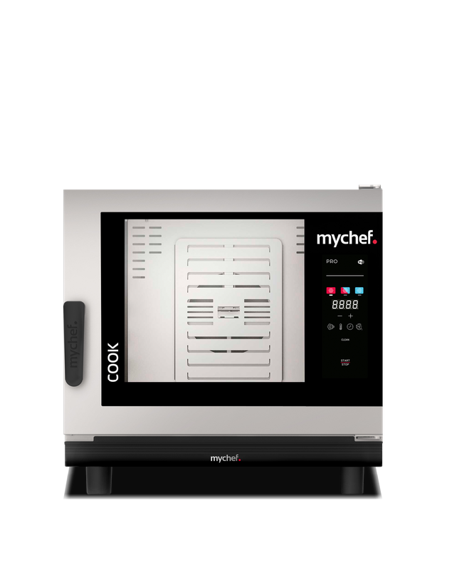 Four mixte électrique à injection double Pro 6 gn 1/1 droite triphasé CCE6100D Mychef_0