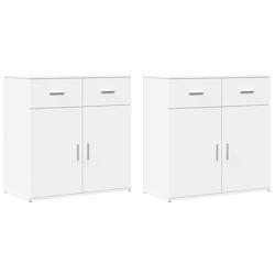 Helloshop26 - Buffet bahut commode armoire meuble de rangement organisateur cuisine salle de séjour salons lot de 2 79 x 38 x 80 cm 02_0036685 - 3000_0