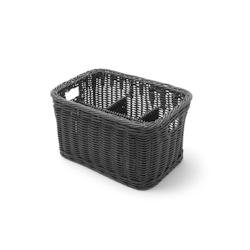 Hendi Panier à couverts, 260x180x150 mm, noir - noir plastique polypropylène 426074_0