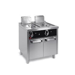 HR FAINCA Friteuse A Gaz Serie 600 Sur Placard - Capacite 2X8 L - 800X600X1025 - 13Kw  FDG8L8L600E - Acier inoxydable 18/10 FDG8L8L600E_0