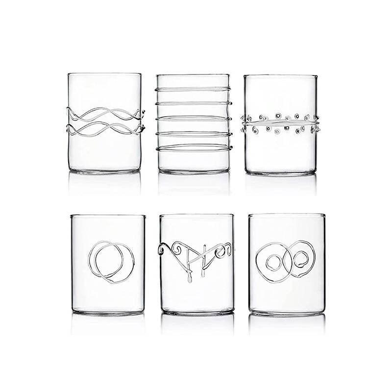 Ichendorf - Ensemble de 6 verres à verre d’eau DECO Clear - 8032397020530_0
