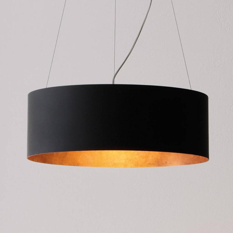 ICONE OLIMPIA SUSPENSION LED, NOIR-CUIVRE
