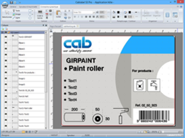 Logiciel d'étiquetage cablabel S3 - Conception, impression et surveillance pour périphériques cab_0