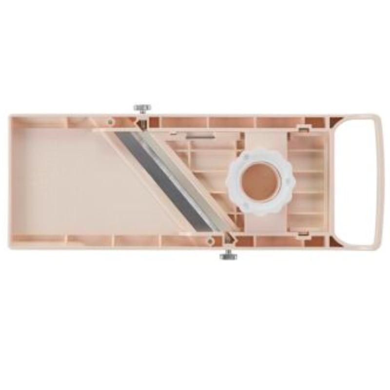 Mandoline japonaise - grand modèle 95 mm - gamme standard - résistance thermique 70°C - peignes effileurs 1-2-4 mm - marque BENRINER_0