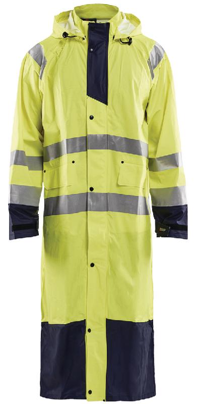 MANTEAU DE PLUIE HAUTE VISIBILITÉ NIVEAU 1 TAILLE L - MANUTAN COLLECTIVITÉS