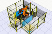 Palettiseur robotisé compact - SCOTT AUTOMATION - Système flexible et personnalisable pour une palettisation précise et efficace_0