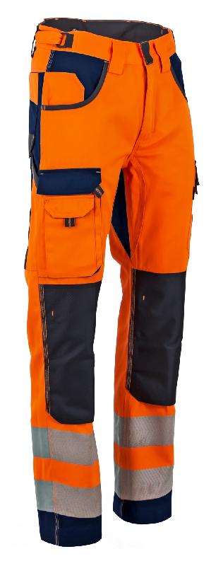 Pantalon polarisation haute visibilité orange 55% conton 45% polyester t52 - LMA LEBEURRE - 1679-52 - 861202_0