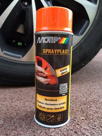 PEINTURE PELABLE SPRAYPLAST ORANGE BRILLANT