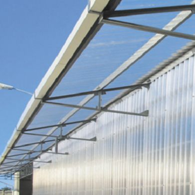 Plaque alvéolaire pour toiture - Airisol - polycarbonate ondulé 4 ou 6 mm - largeur 920 ± 5 mm_0