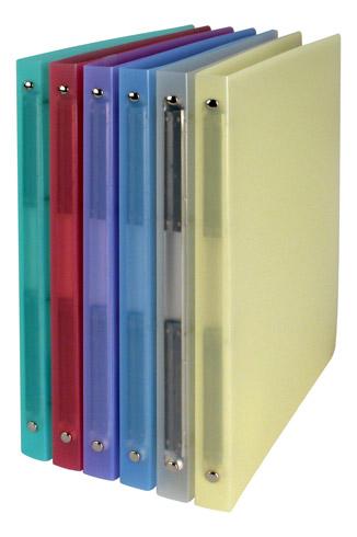 LOT DE 10 - PROTÈGE-DOCUMENTS VIQUEL PROPYGLASS POLYPROPYLÈNE TRANSLUCIDE A4 10 POCHETTES - 20 VUES COULEURS ASSORTIES