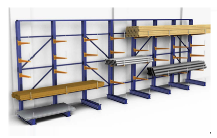 Rack cantilever - Rayonnage à bras pour charges en porte-à-faux - Hauteur jusqu'à 7500 mm - Capacité jusqu'à 1500 kg par bras_0