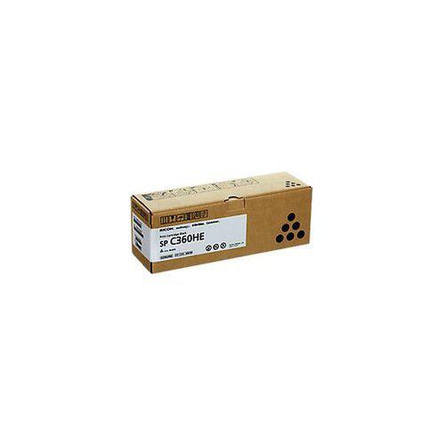 Ricoh cartouche toner noir SP C360HE 408184 - Compatible avec Ricoh et Lanier SP C 360 Series_0