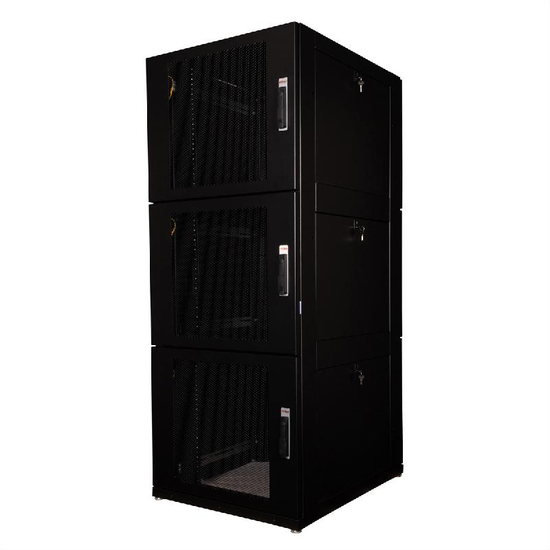 ROLINE Armoire de colocation 42U 800x1000mm, 3 compartiments, noir_0