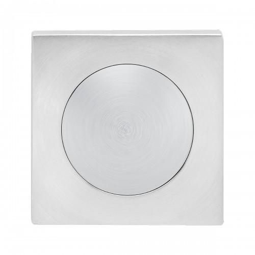 ROSACE 3 PIÈCES CARRÉE EN INOX SATINÉ - SÉRIE EZ1340 - BORGNE KARCHER DESIGN