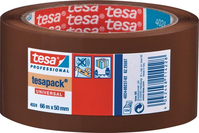 Ruban adhésif d'emballage en PP tesapack® 4024 - Chamois - 66 m x 50 mm - TESA_0