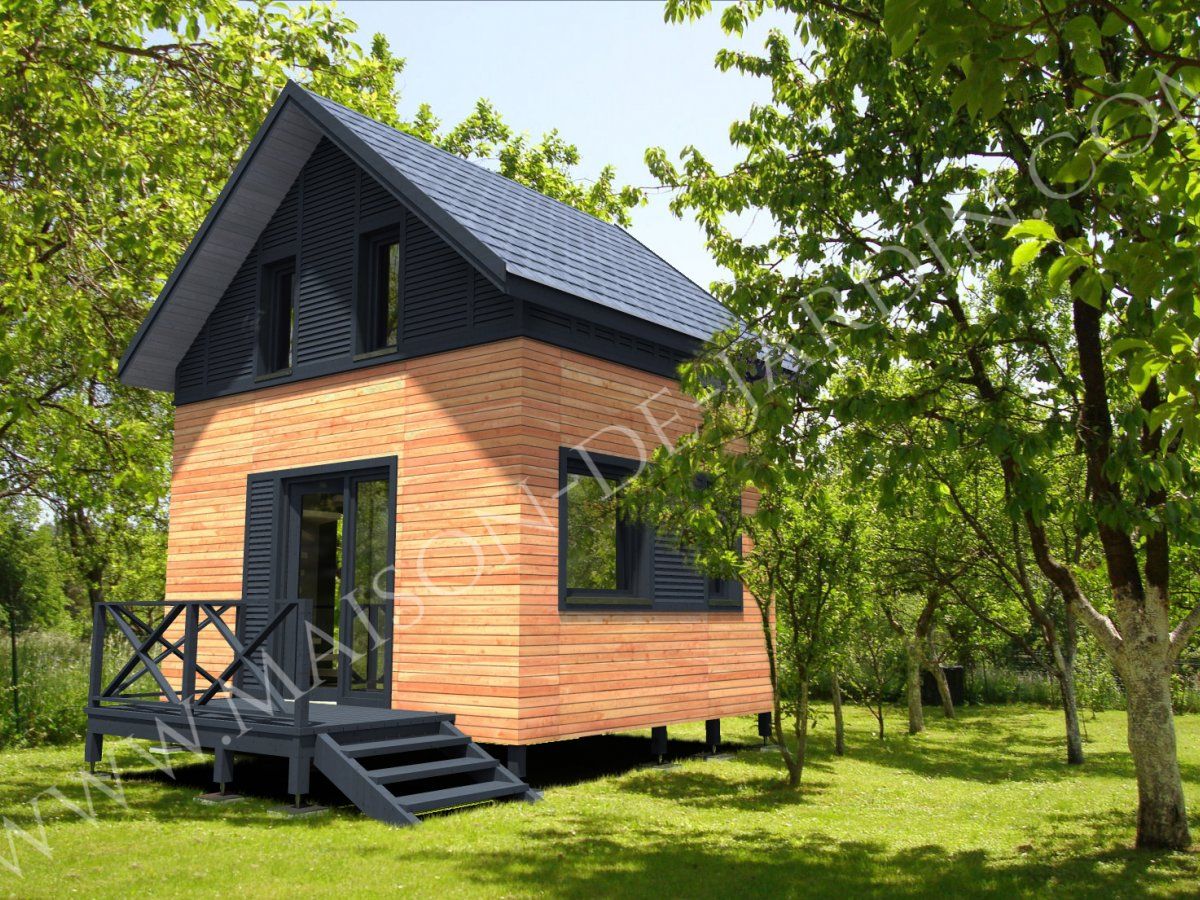 Studio de jardin - maison de jardin avec ossature bois Pyrénées 37 m² - bardage bois personnalisable et garantie 10 ans_0