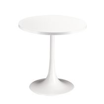 TABLE BASSE CIRUS RONDE - PLATEAU BLANC