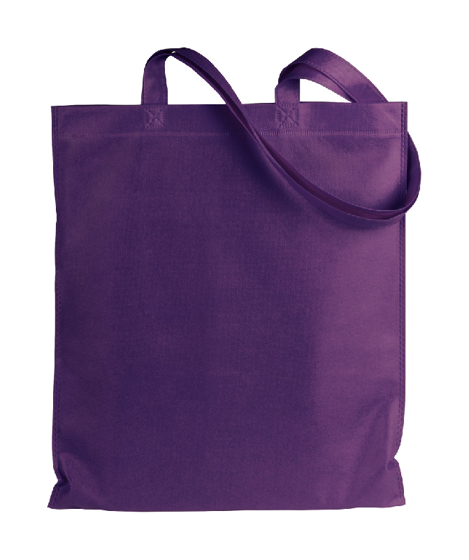 Tote bag non-tissé violet - anses longues - 70 gr/m² - 31,67 g_0