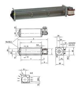 Ventilateur tangentiel ql4 3000-a0-2124l ebmpapst_0