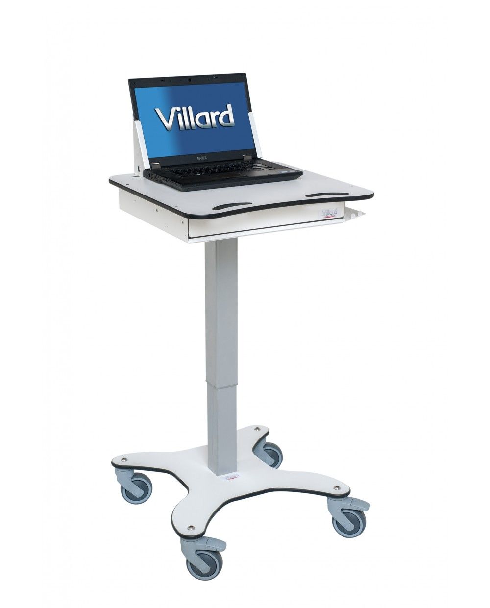 Chariot informatique 340.01 Villard - Hauteur variable - Plateau résistant et rangement sécurisé_0