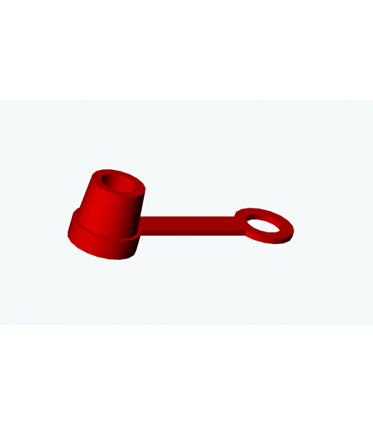 B032 - bouchon pour graisseur en PEbd - coloris jaune, rouge, bleu - lot de 100 pièces minimum_0