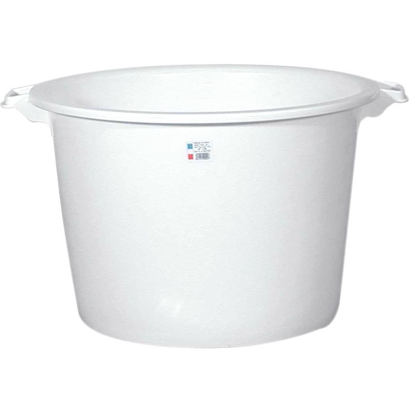 BASSINE RONDE ALIMENTAIRE 120 L 53/72 X 46