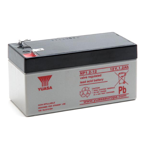 BATTERIE PLOMB AGM YUASA NP1.2-12 12V 1.2AH F4.8_0