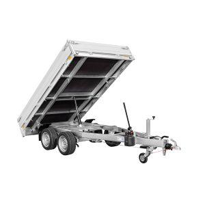 Benne Saris K1 - 306x170 cm - 2000 kg PTC - 2 essieux - Pompe manuelle_0
