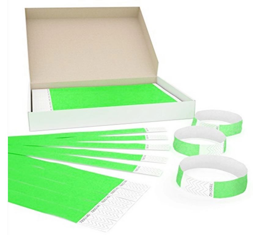 Bracelet RFID - Xinye - jetable en papier coloré pour événements et usages divers_0