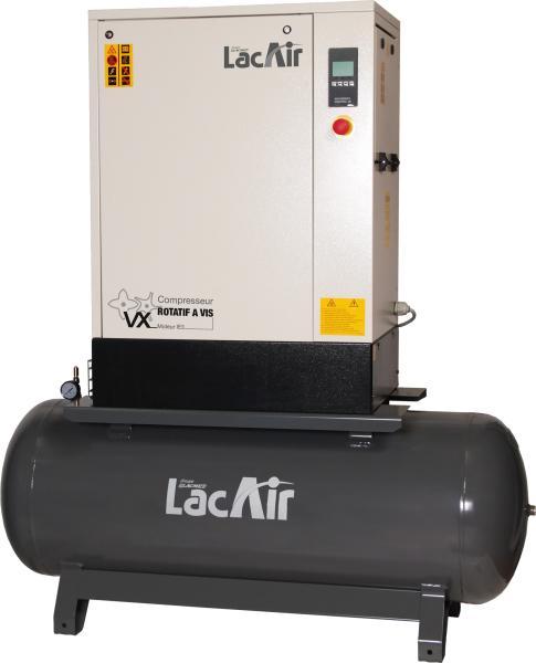 Compresseur à vis lacair - vx 5,5/270 lt - 30,6 m³/h - 10 bar - 330492_0