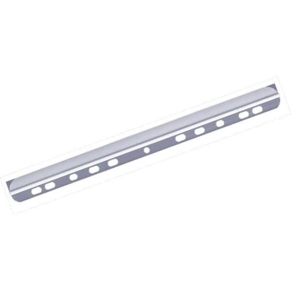 Durable Boîte de 50 baguettes à relier avec perforations universelles, pour format A4, ép. 6 mm, coloris transparent - 290419_0
