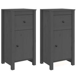 Helloshop26 - Buffet bahut commode armoire meuble de rangement organisateur cuisine salle de séjour salons lot de 2 40 x 35 x 80 cm 02_0036840 - 3000_0