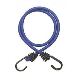 Lot de 2 tendeurs en caoutchouc à crochets, 8mmx80cm, bleu - THIRARD - bleu aluminium 3150262906224_0