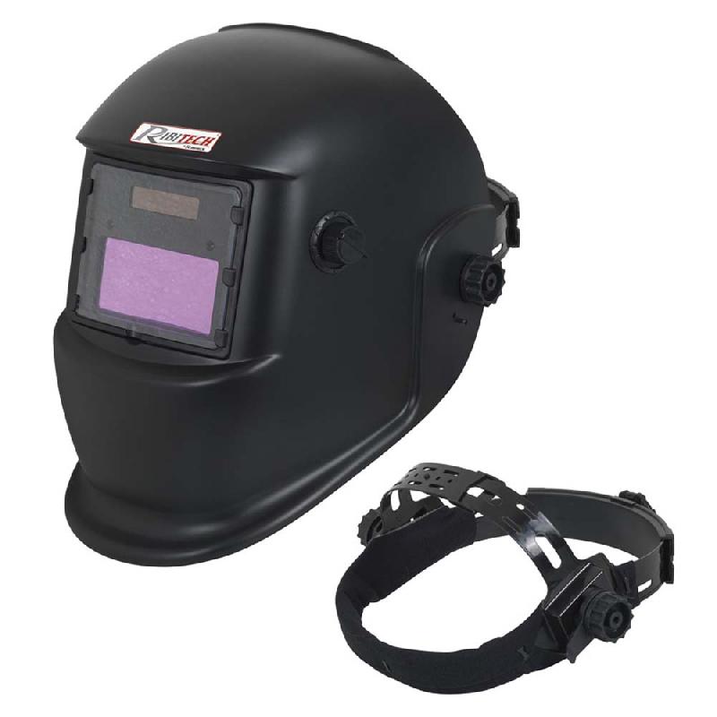Masque de soudure électronique PRSOUEM13 - polyamide très résistant - filtre DIN 9 à DIN 13 - batterie solaire rechargeable_0