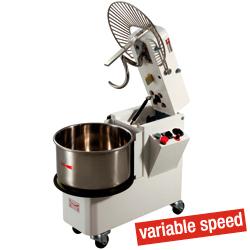 Pétrin à spirale 22 litres - tête relevable - cuve amovible - 2 vitesses - timer - sur roues NT22AL/T2V_0