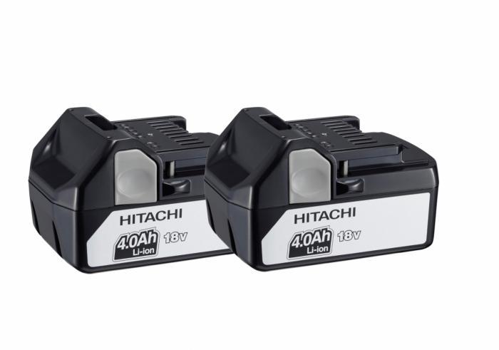 PACK 2 BATTERIES 18V 4,0 AH HITACHI