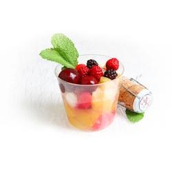 Packnwood FHC - 1000Pcs - Verrine ronde plastique transparente Bodega - H53mm 110ml - transparent plastique 209MB111_0