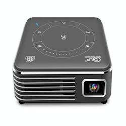 Pico Projecteur DLP 2Go+16Go Vidéoprojecteur Android 9 Wifi Bluetooth + SD 4Go YONIS - noir 3615616787626_0