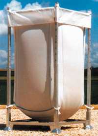 Praticable de stockage Ferbag type D - FBD, en acier galvanisé à chaud, pour big bags et produits en vrac_0