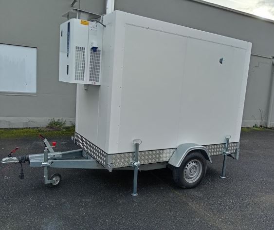 Remorque frigorifique surgelée simple essieu 1300kg - Arno 19 - Dimensions intérieures 2m30 x 1m20 x 1m67_1