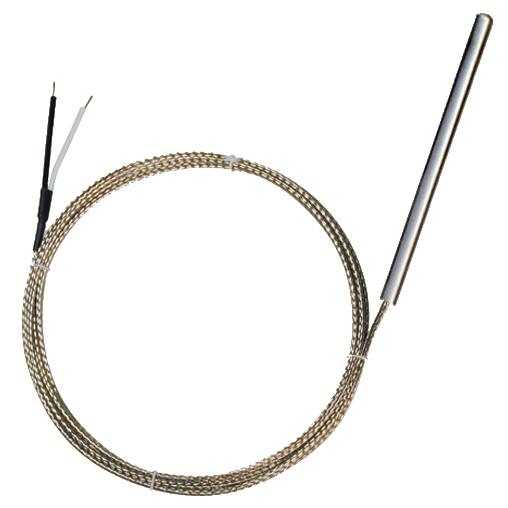 Sonde thermocouple J ou K - 450°C - câble soie de verre - acier inox 316L_0