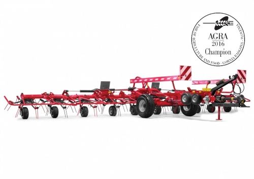 Spider 1100/10 - Faneuse rotative robuste et professionnelle avec 10 rotors - SIP - Largeur de travail 10,80 m_0
