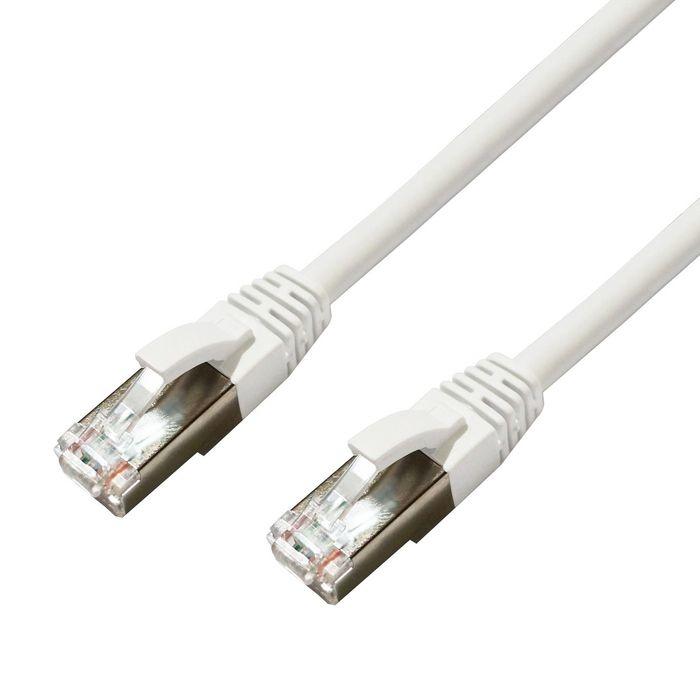 Microconnect MC-SFTP6A05W - Câble réseau blanc 5m Cat6a S/FTP (S-STP) RJ-45 mâle/mâle_0