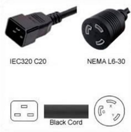 Adaptateur c20 mâle / nema sécurisé l6-30 femelle_0