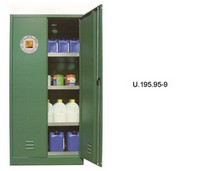 Armoire phytosanitaire - 4 étagères avec bac de rétention - Dimensions 950x500x1950mm - Référence U.195.95-9_0