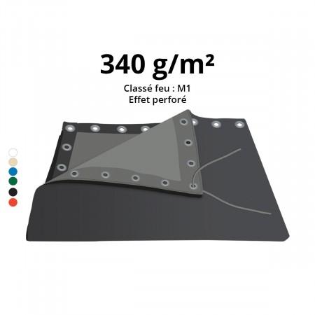 4x5m HierBeiDir 4x bâche professionnelle de protection de construction de couverture bâche de 12µ d'épaisseur pour 80m² idéal comme bâche de peintre 